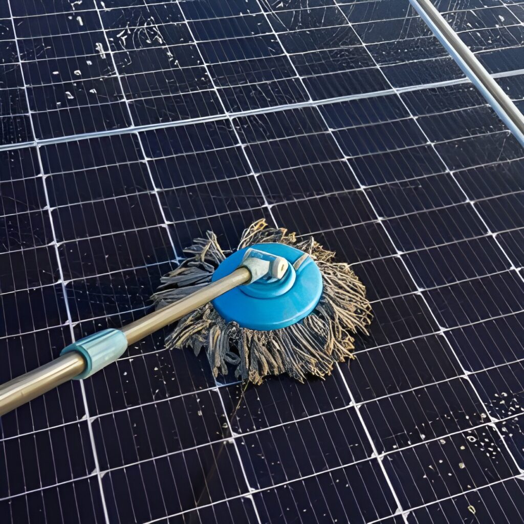 solar panel cleaning